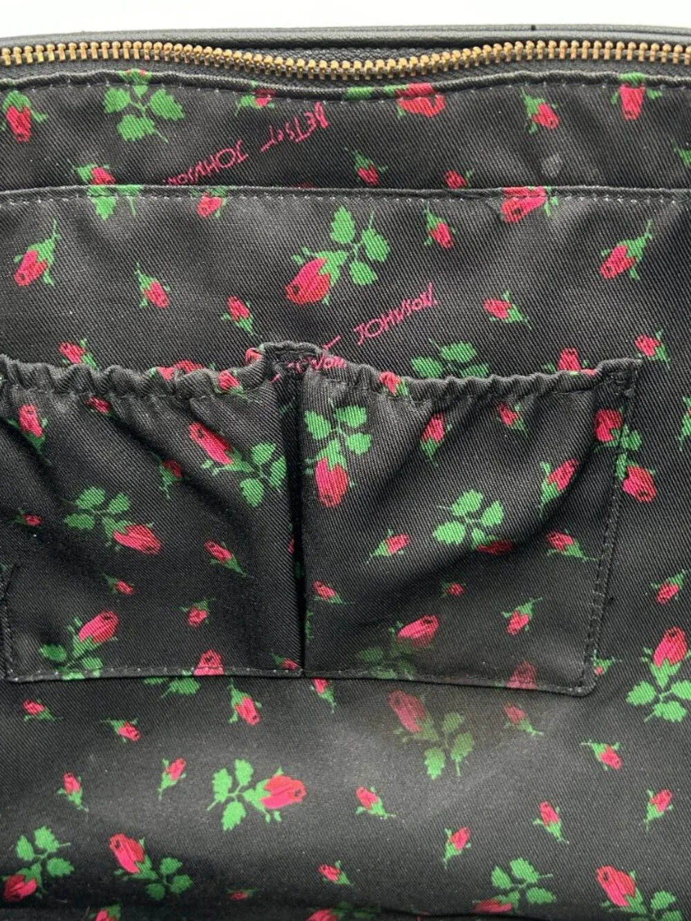 Betsey Johnson Hold Please Telephone Tote Bag - Black Snake Embossed Kitsch